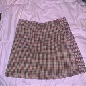 Brandy Plaid Mini Skirt!